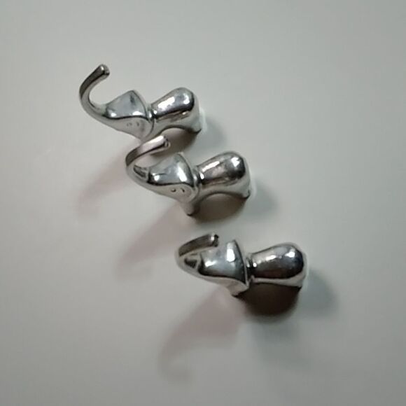 By Tree Vintage Elephant Ring Holder 💍 Metal 3 Pc - Picture 3 of 11